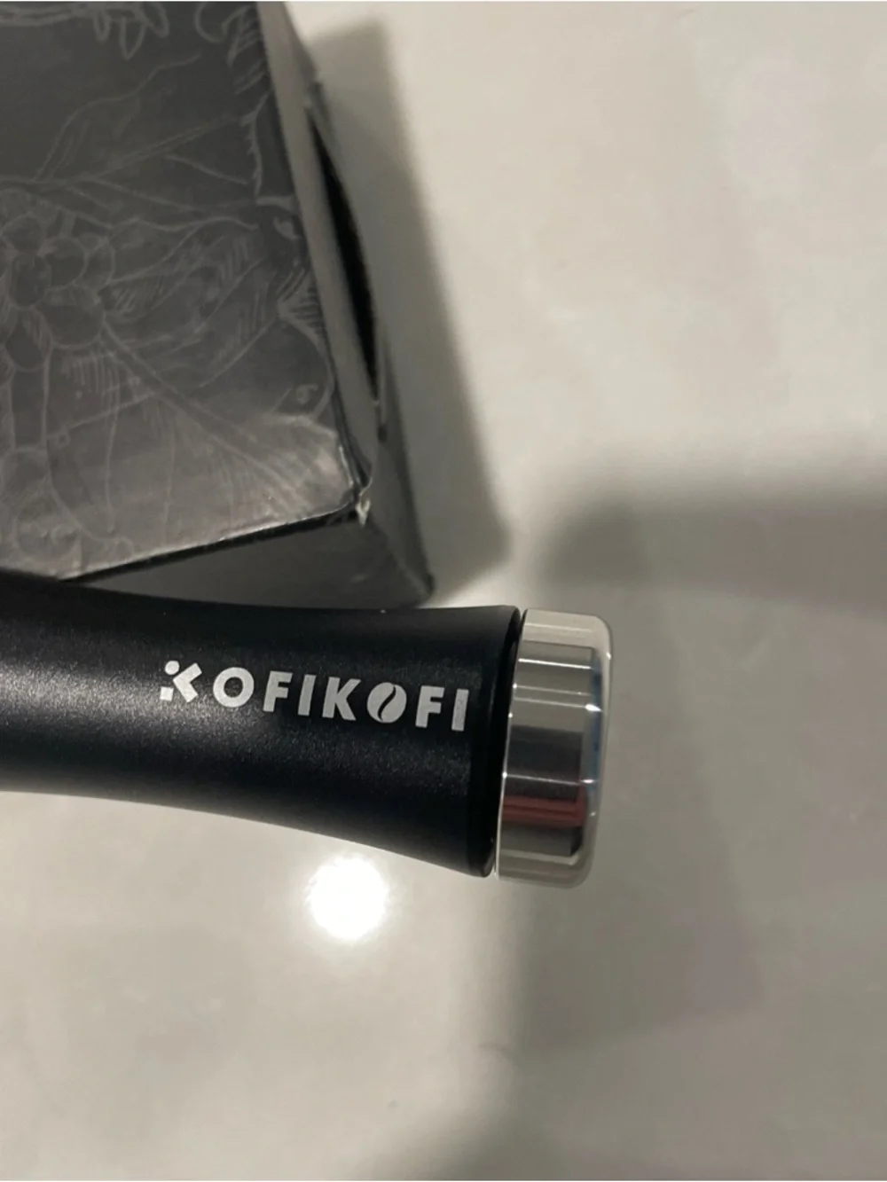 OFIKOFI Portafilter - Black Handle Stainless Steel Basket - 51 mm